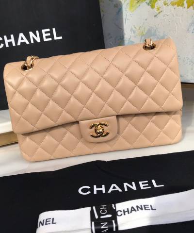 Сумка Medium Classic Double Flap Beige